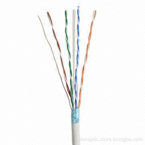 CAT5e/CAT6 FTP Ethernet/LAN Cable, 23AWG, 4-pair Copper/CCA